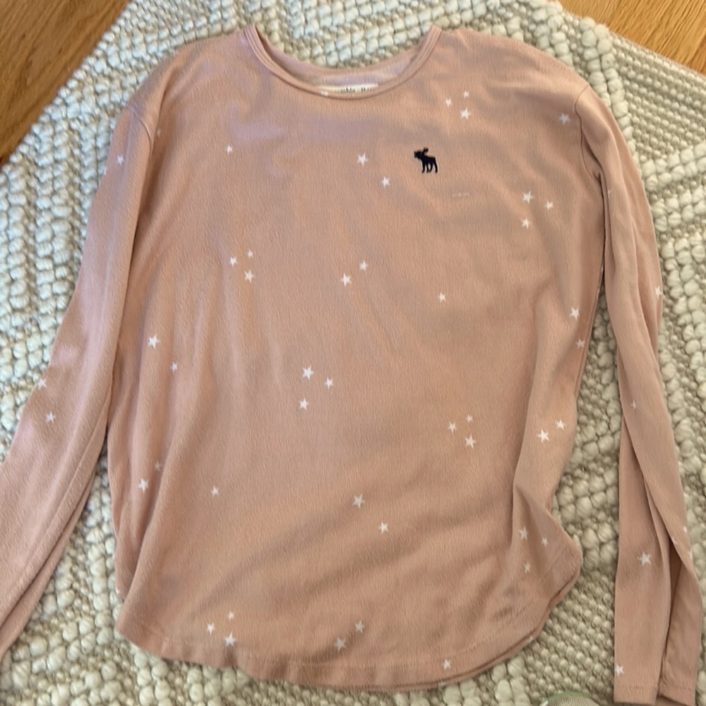 Abrocombie kids soft star top, long sleeve